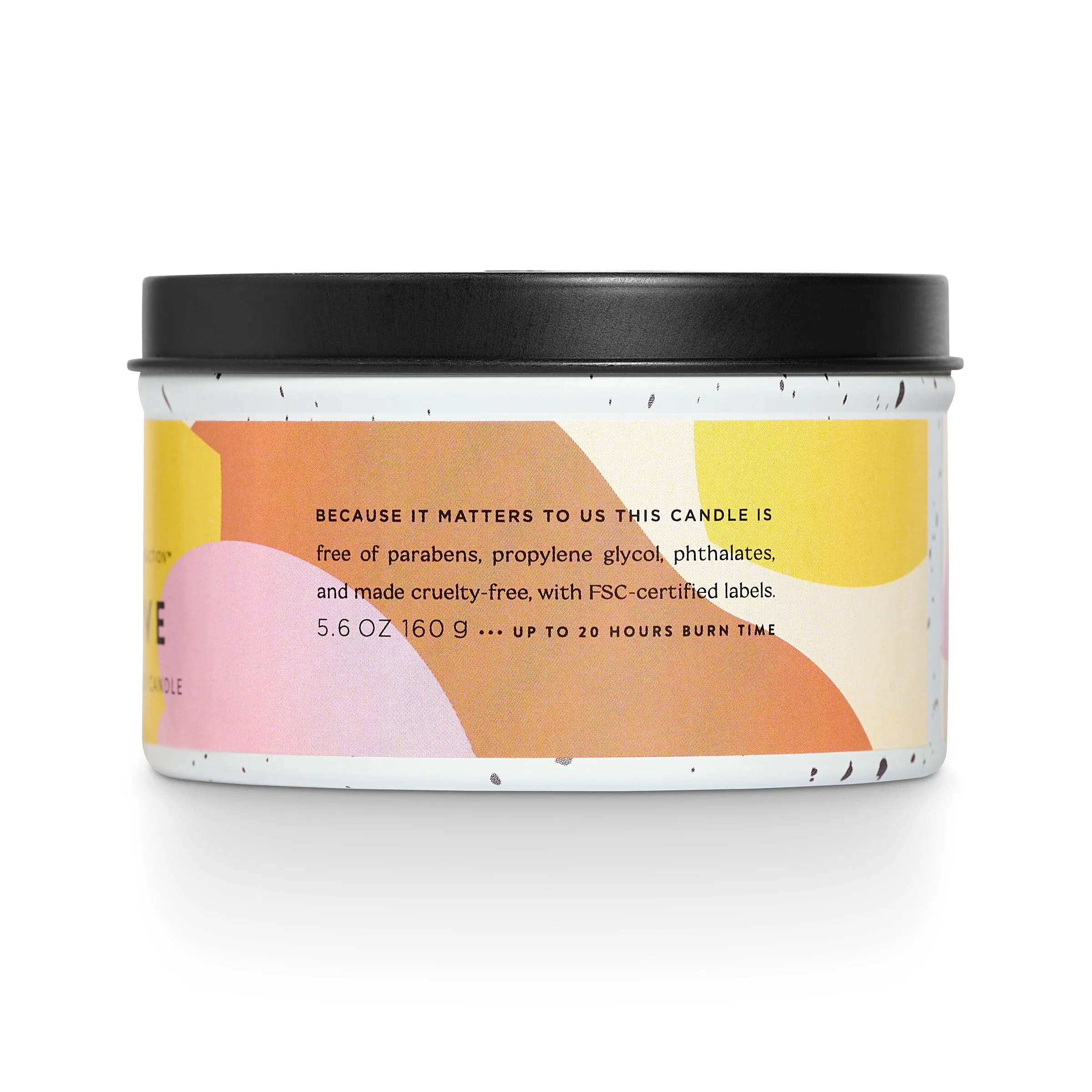 Lemon + Love Recyclable Tin Candle - Image 5