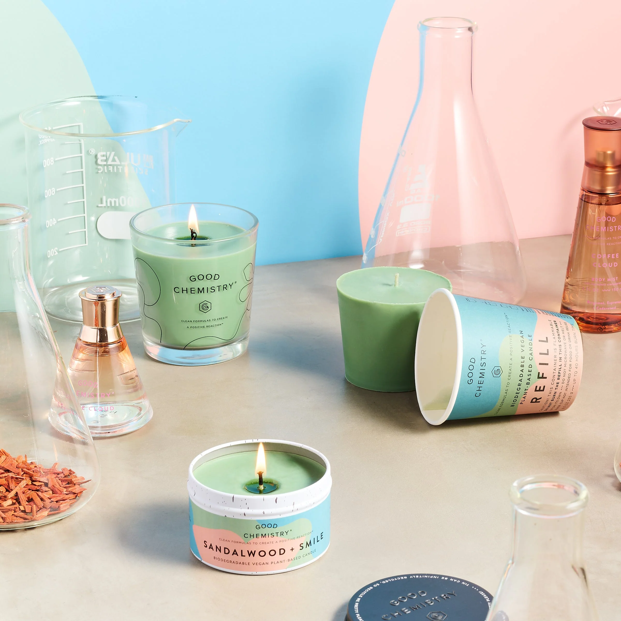 Sandalwood + Smile Candle Refill Kit - Image 4
